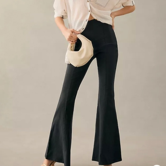 Anthropologie Pants - NWT Anthropologie Slim Fit Flare Leg Pants Black size 8